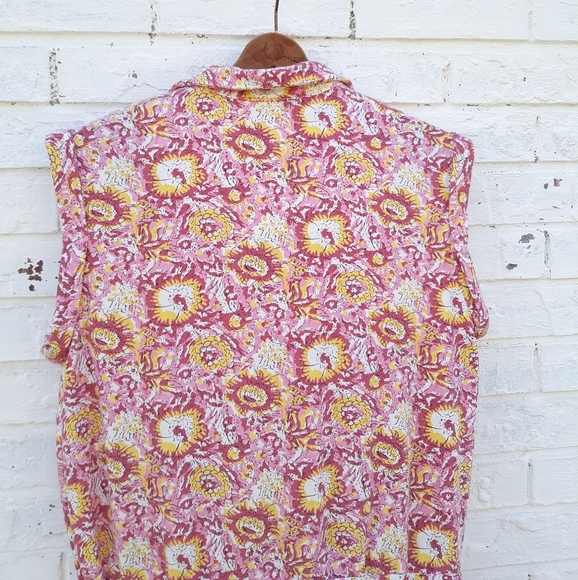 Sundays Vita Romper size M Pink Floral - Picture 9 of 10